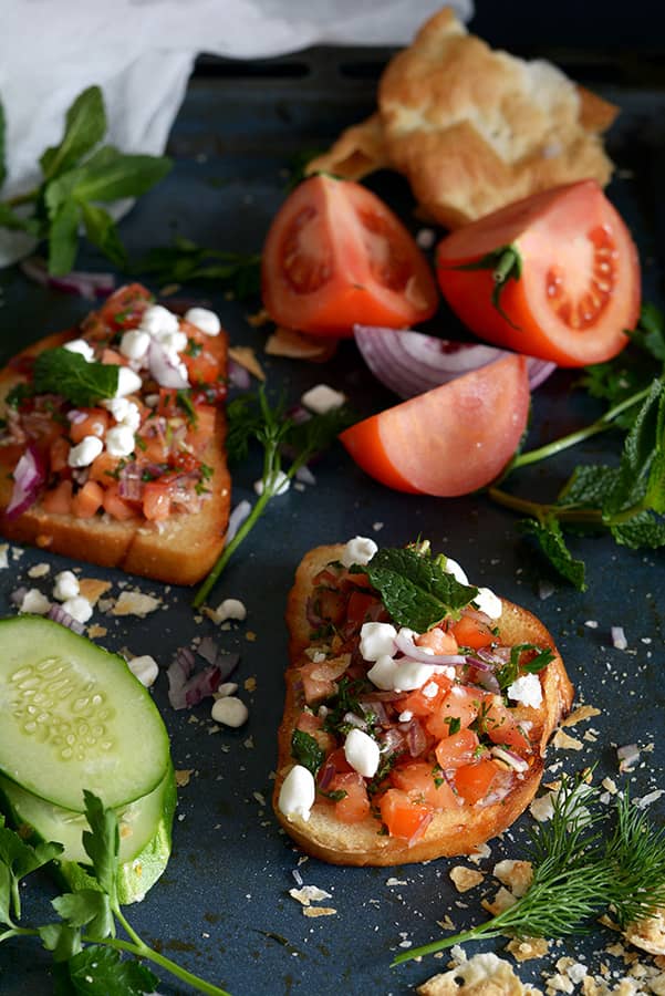 Fresh Basil and Tomato Salsa