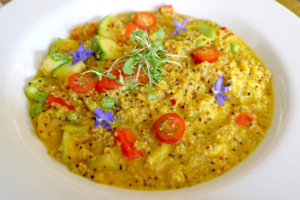 Peruvian quinotto recipe