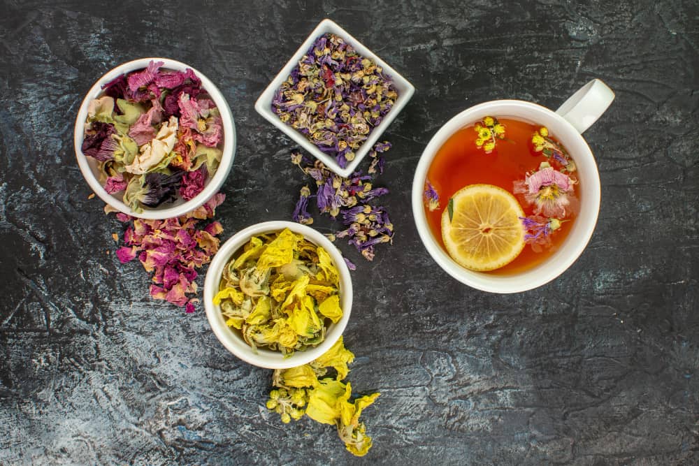 Chamomile herbal tea to support immunity