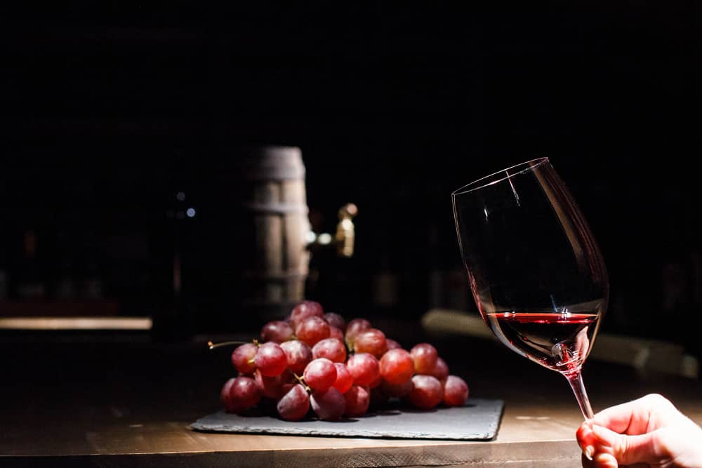 Red Wine High in Polyphenols